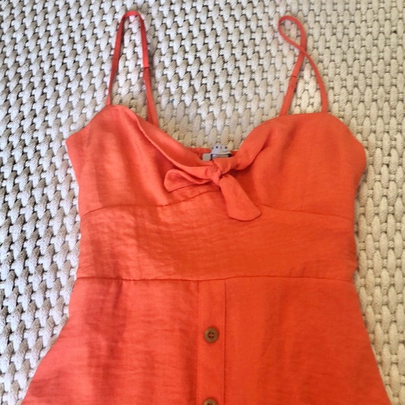 Orange summertime sweet dress - Picture 3 of 4